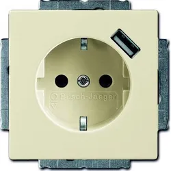 Busch-Jaeger Schuko/USB-Steckdose 20 EUCBUSB-82 2CKA002011A6159