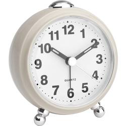 TFA Dostmann 60.1030.09 Quarz Wecker Beige Alarmzeiten 1