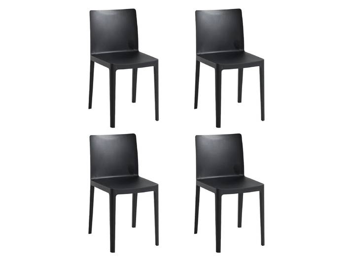 HAY - Élémentaire Chair, anthrazit (4er-Set)