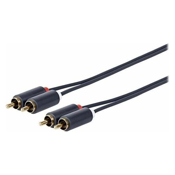 Vivolink PRORCARCA15 Audio-Kabel 2 x RCA (15 m, Cinch Kabel) (PRORCARCA15)