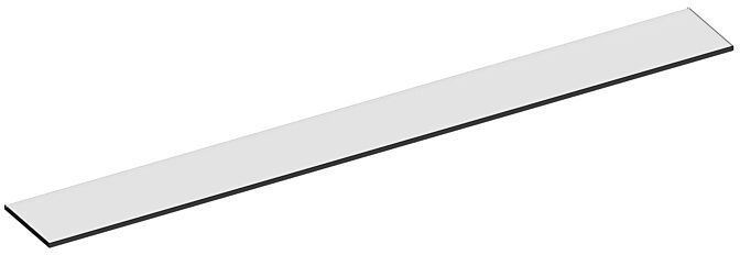 Keuco Edition 400 Cristallinglas-Platte 11510005100 1050x120x8mm