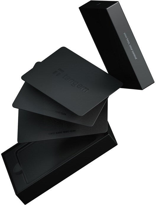 Tangem Wallet Card - 3 stk - Black