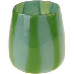 Vase LOANA (DH 18x20 cm) - blau - DH 18x20 cm
