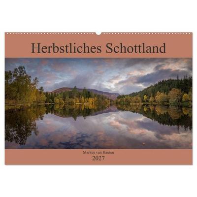 Herbstliches Schottland (Wandkalender 2027 DIN A2 quer), CALVENDO Monatskalender
