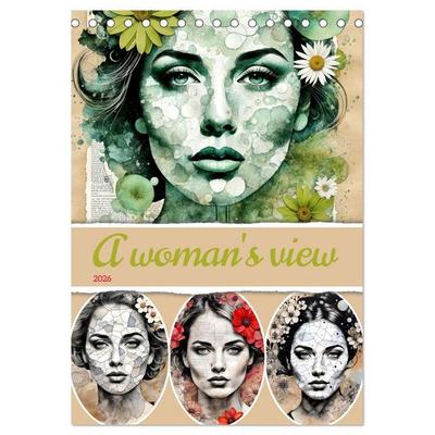 A woman's view (Desk Calendar 2026 DIN A5 portrait), CALVENDO 12 Month DeskCalendar
