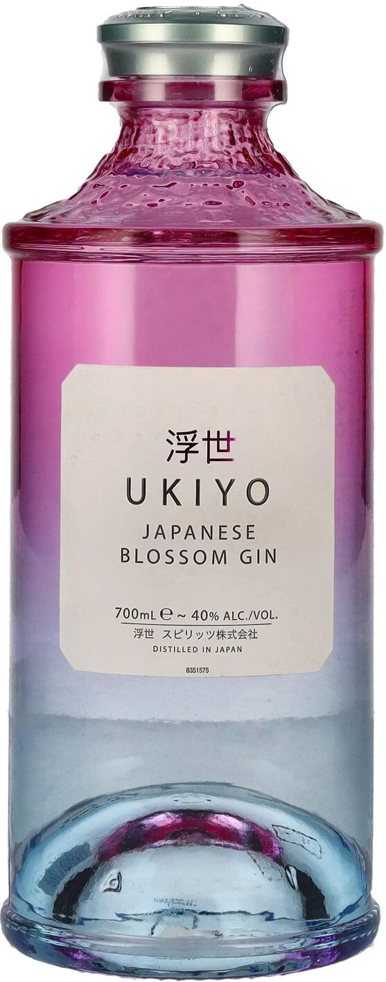 Ukiyo Spirits UKIYO Japanese Blossom Gin 40% Vol. 0,7l