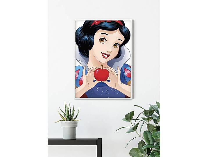 Wandbild Snow White Portrait 50 x 70cm Multicolor