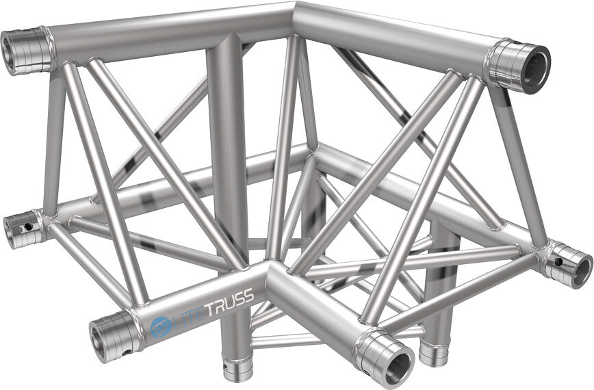 Litetruss H43d-C010 3-Weg Winkel 90° Spitze Oben Rechts