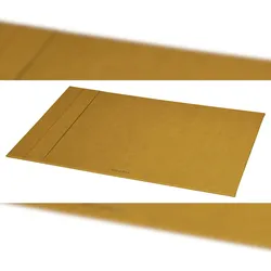 Rhodiarama, feste Schreibtischunterlage aus Kunstleder, 60x40cm - Gold 194475C