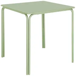 Bolero Adeline Stahl Quadratischer Tisch 700mm Hellgrün