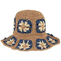 IB Laursen Hut Louise mit Blumen Papiergarn, Höhe 11, Ø 35 cm