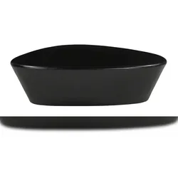SIT Möbel Couchtisch | dreieckige Tischplatte | Mango massiv, schwarz | B 107 x T 78 x H 30 cm | 14786-11 | Serie BLACK SMOOTH