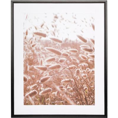 Bild mit Rahmen CREATIV HOME "Leinwandbild Grasblüten", bunt (farbe rahmen: schwarz, farbe bild(er): bunt), B:40cm H:50cm T:2,5cm, Canvas, Kunststoff, Bilder, mit Rahmen