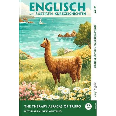 Englisch lernen mit lustigen Kurzgeschichten (A2-B1) - The Therapy Alpacas of Truro (+ Audio-Online), Set von Emily Carroway, EasyOriginal Verlag,