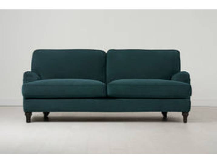 Dreisitzer-Sofa Model 15, Eisvogelblau