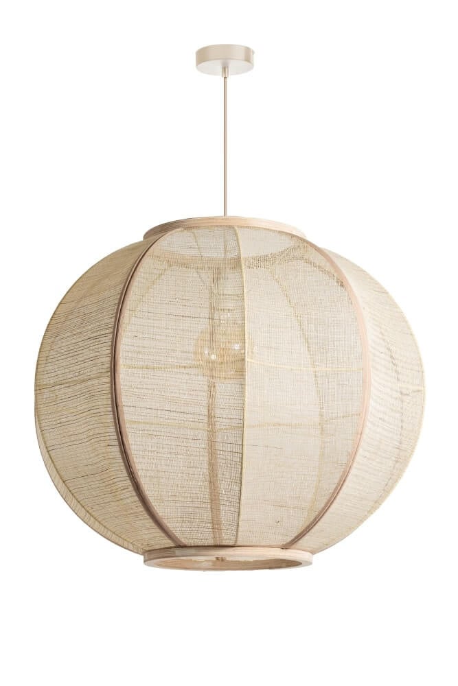 ETH Japandi hanglamp Fabric beige Ø 78cm