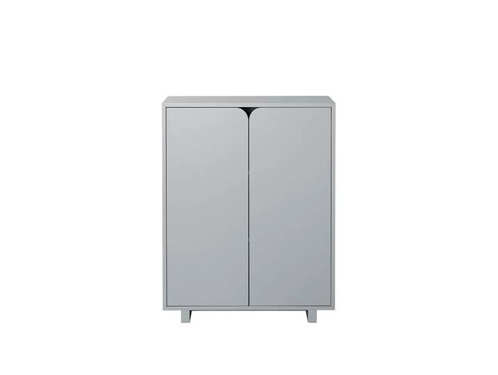 1898 Commode basse Vidja Laqué gris