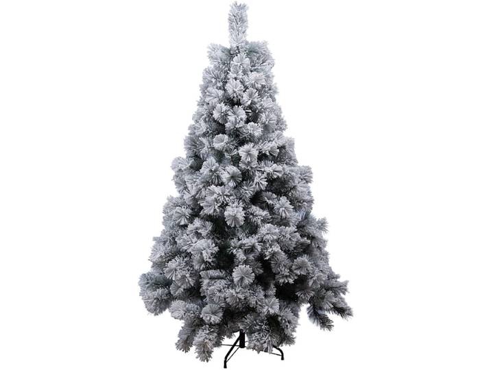 Weihnachtsbaum weiss besprüht MERRY weiss