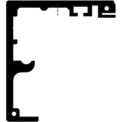 Vitris, Zubehör Türbeschlag, Laufschiene Portavant M50/M80 Deckenmontage