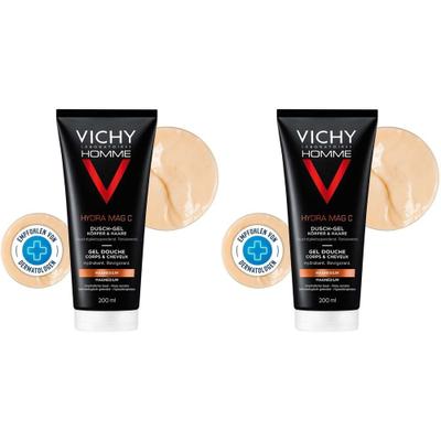 Vichy Homme Hydra MAG C DU x2 2x200 ml Duschgel