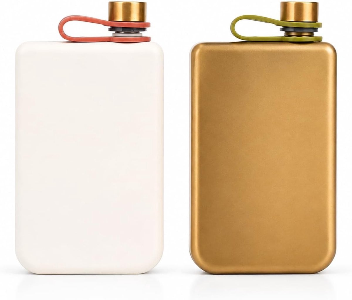 RVS Heupfles Set voor Dames en Heren, 266 ml
