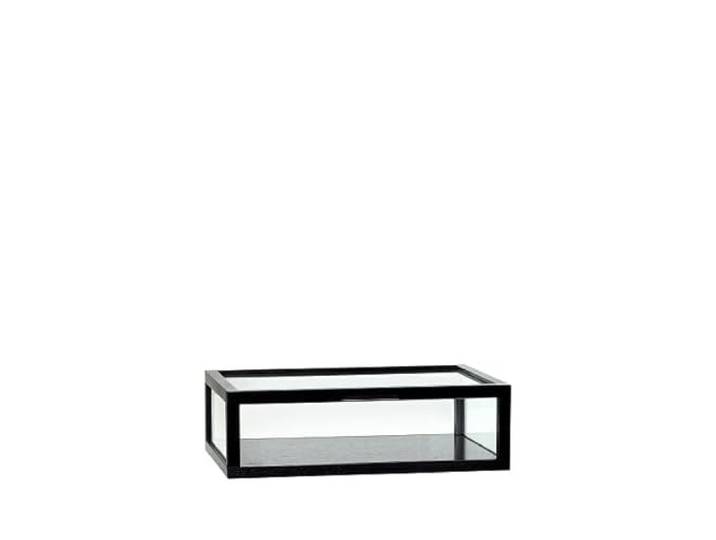 Kleine Display Ash & Glass Box Zwart L: 40cm door Hubsch