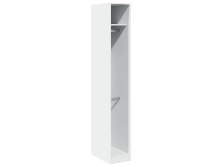 Armoire MGH - Garde-robe Chambre - Blanc 30x50x200 cm - Bois d'ingénierie M299