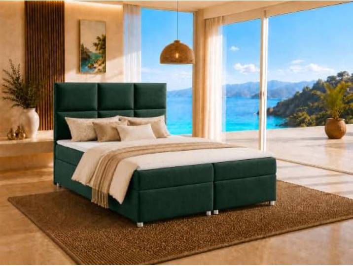 Best For Home Trinity K-13 Boxspringbett 160x200 cm mit Stauraum und Topper