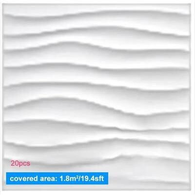 Uplift Picks Twenty Piece 3D Wall Panels Create Striking Texture Without Major Renovation c 20 Pcs