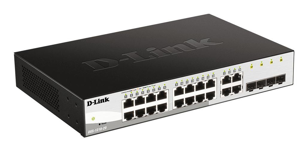 D-Link DGS-1210-20/E 20-Port Layer2 Smart Managed