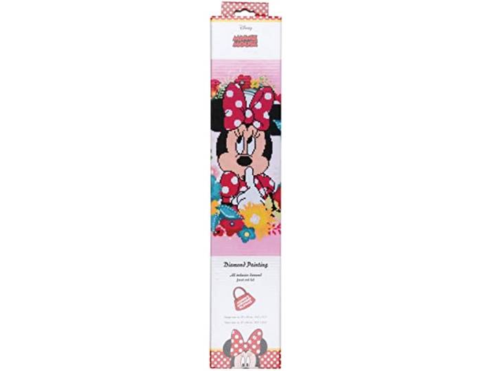 Vervaco 5413480782611 Disney Minnie denkt diamantschilderij, acryl, meerkleurig, ca. 37 x 50 cm.