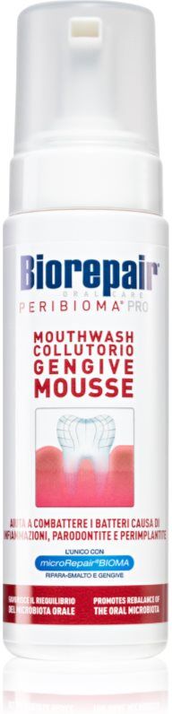 Biorepair Peribioma Mousse Mouthwash Mundspülung 200 ml