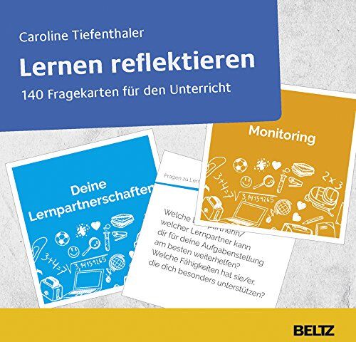 Caroline Tiefenthaler - Lernen reflektieren: 140 Fragekarten für den Unterricht. Ab Klasse 5. Mit Online-Material - Preis vom 18.10.2026 19:22:15 h