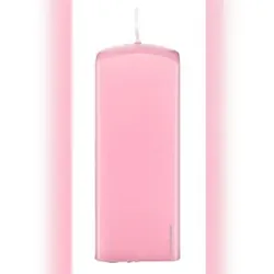 Kopschitz Kerzen Kerzen Quadratische Kerzen (Quader Kerzen) Rosa, 80 x 60 x 60 mm, 4 Stück
