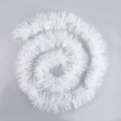 Inspire Essentials Christmas Tree Tinsel Garland Ribbon Holiday Party Decoration b 1pc (6.56 Ft)