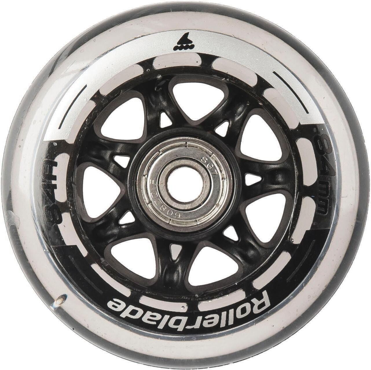 Inlineskates-Rolle ROLLERBLADE "Wheelki", grau (grau, schwarz), Räder, 8,4, Kunststoff, Inlineskates-Rolle grau, schwarz 8,4