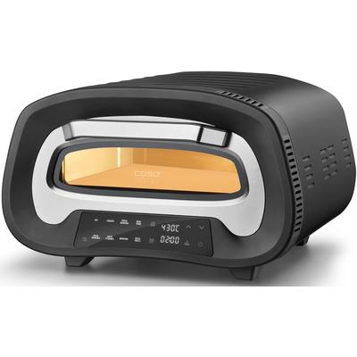 CASO Pizzaofen "2984 CASO PizzaChef 430", schwarz, B:46cm H:29,5cm T:49,5cm, Pizzaöfen