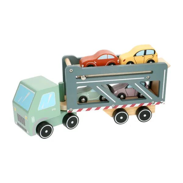 Dille & Kamille Vrachtwagen met oplegger van hout