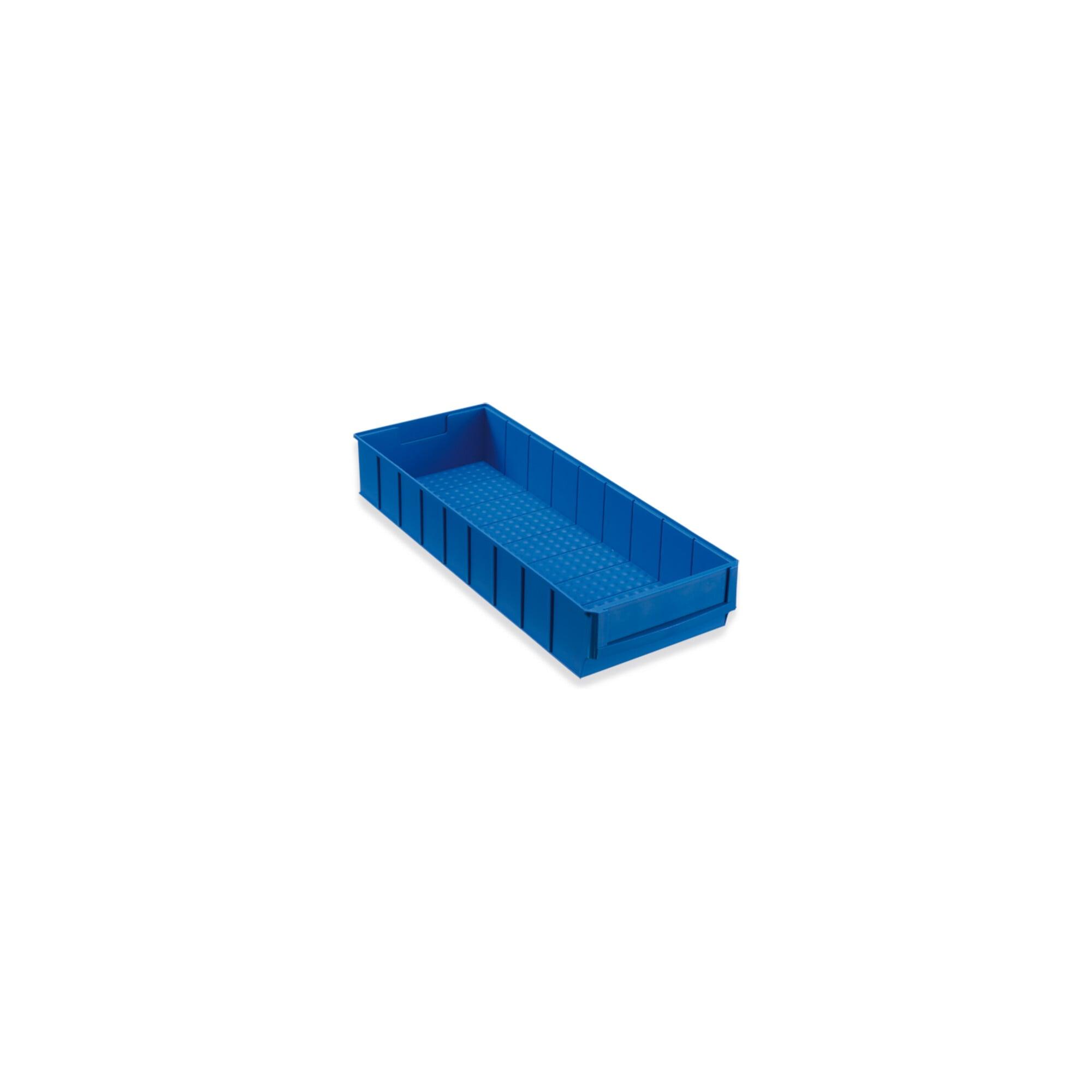 Hünersdorff Regalbox aus PP, 500x183x81 mm blau, Volumen 6,00 L, breit (780052)