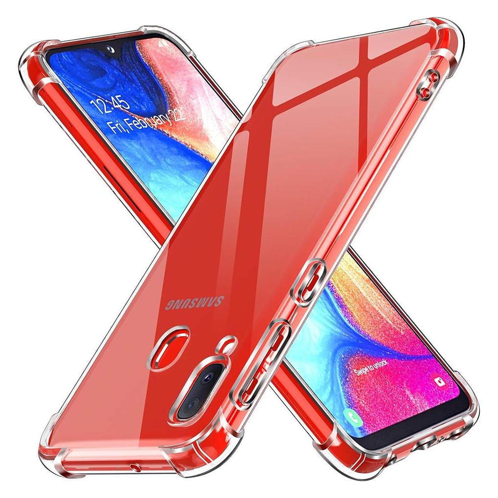 Techsuit - Shockproof Clear Silicone - Samsung Galaxy A20e - Clear (Samsung Galaxy A20e) (56344781)
