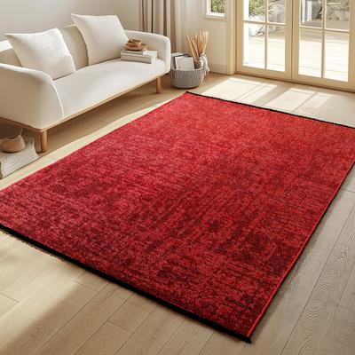 Teppich AYYILDIZ TEPPICHE "SPACE 1900, auch als Läufer", rot, B:160cm H:7mm L:230cm, Chenille, Teppiche, Teppich, Läufer, Kurzflor, Boho, Vintage, Wohnzimmer