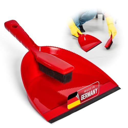 Novaliv Schuimbezem en Handveger Set - Zwart - Kunststof