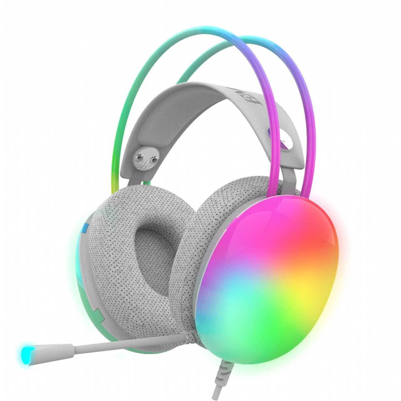 INCA cian technology Gaming Headset IGK-X8Y 7.1, USB, RGB-LED, türkis
