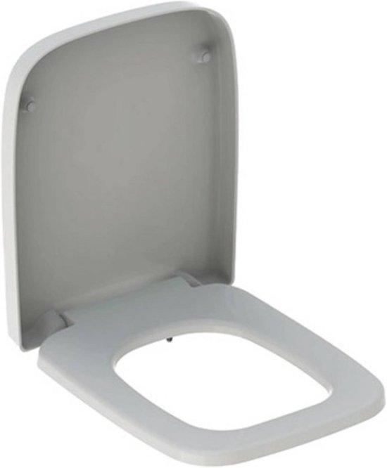 Famanu Toilettensitz mit Deckel und Softclose - Rechte Form, Weiß