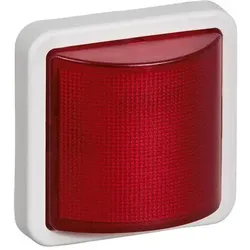 LK, Personenschutz, OPUS 74 signallampe rød LED 230 V, konstant/blink, lysegrå