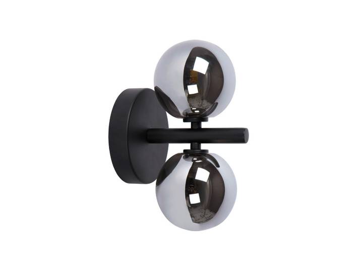 Lucide Wandleuchte Tycho, Schwarz, Glas, 15x22x12 cm, RoHS, Reach, kabellos, Lampen & Leuchten, Innenbeleuchtung, Spots & Strahler, Wandstrahler