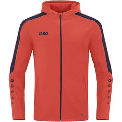 Jako Kapuzenjacke Power L 375 flame/marine - Größe:L$Farbe:375 flame/marine