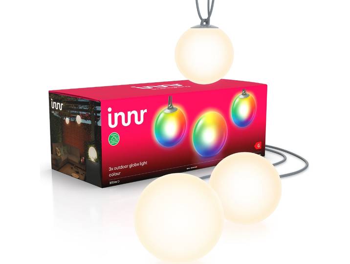 innr Outdoor Globe Light 370lm 3 globes - OGL 130 C