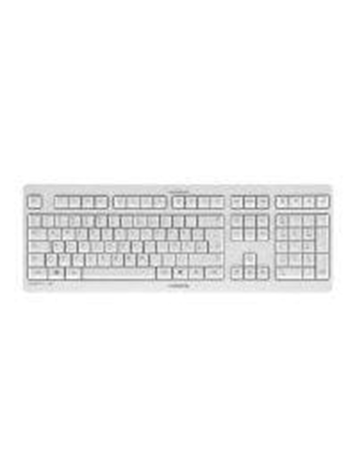 Cherry KC 1000 - Tastatur - Deutsch - Grau