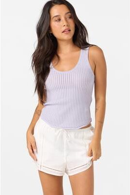 O'Neill s Caldwell Knit Tank Top in Lavender Blue, Size XS, Polyester/Viscose